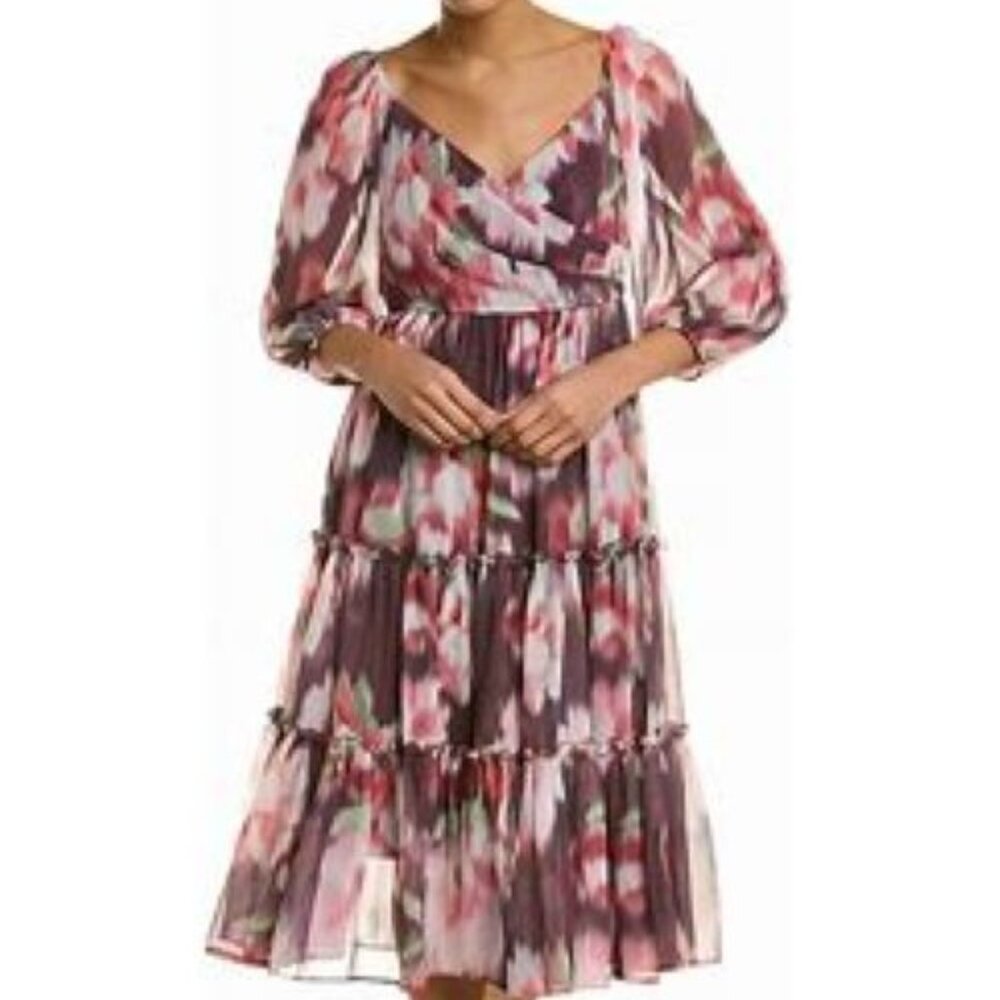 Sachin + Babi Multicolor Jamie Long Sleeve Dress Size 6 NWT‎